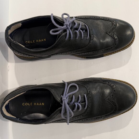 Cole Haan Men's Oxford Wingtip Shoes Size 10M - Picture 2 of 11